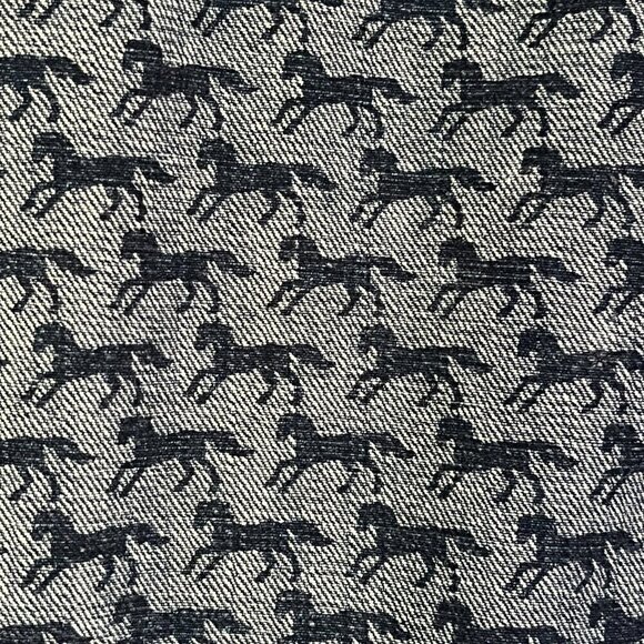 Aeropostale Pretty Little Liars Cropped Blue Denim Jacket Horse Print Lining - Picture 10 of 15